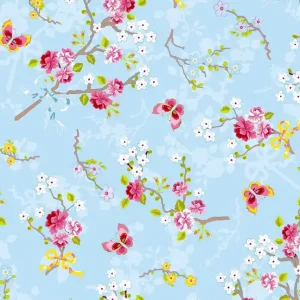 Tapeta ścienna w gałązki kwiaty i ptaszki PIP Studio 375071 Eijffinger Ograniczona ilość