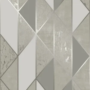 Dodaj do koszyka Tapeta ścienna geometryczna 106406 Milan Vittorio Superfresco błyszcząca