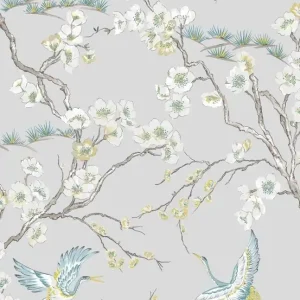 Oferta czasowa Tapeta ścienna w drzewa kwiaty 106565 Kabuki Superfresco Easy Graham & Brown