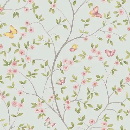 Tapeta ścienna w kwiatki 51027 Blomstermala midbec Premium