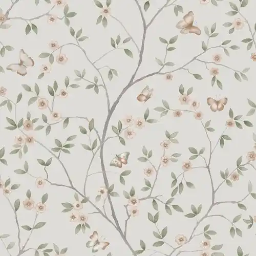 Popularny Tapeta ścienna w kwiatki 51025 Blomstermala midbec