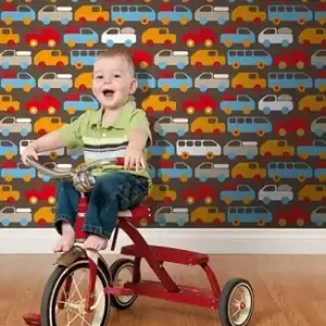 Tapeta ścienna w autka auta Kiss for Kids 123902 LAVMI Kup online