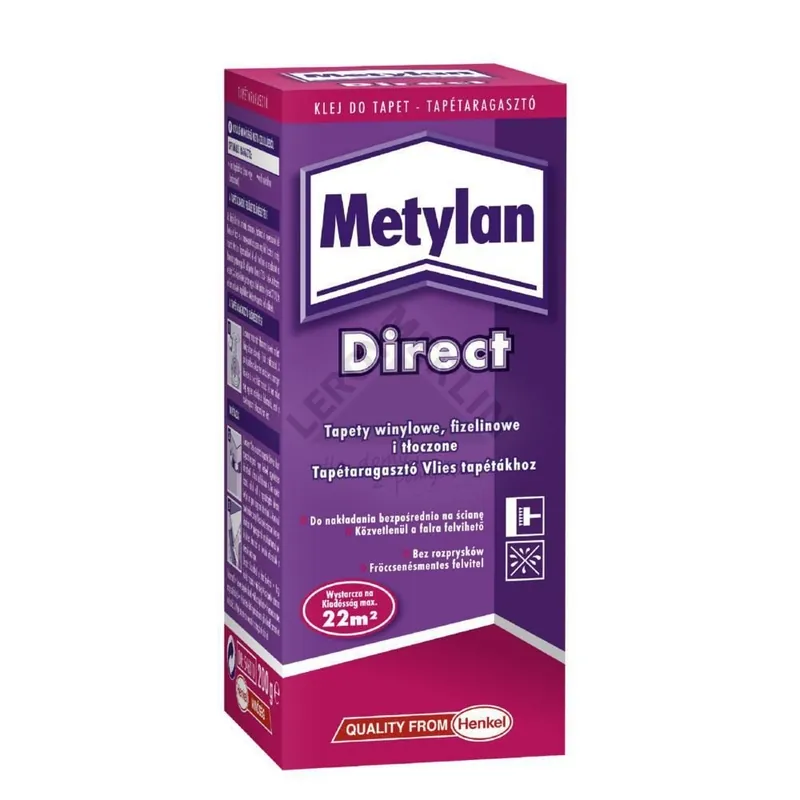 Klej do tapet flizelinowych METYLAN DIRECT Nowy