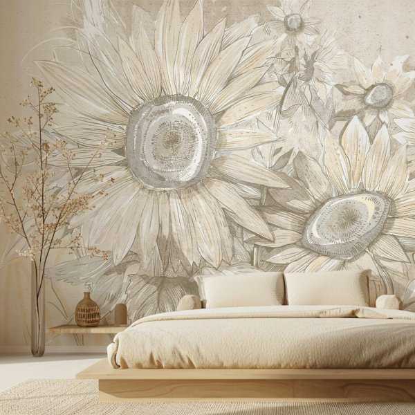 Darmowa dostawa Tapeta na ścianę - Sunflower Dreams