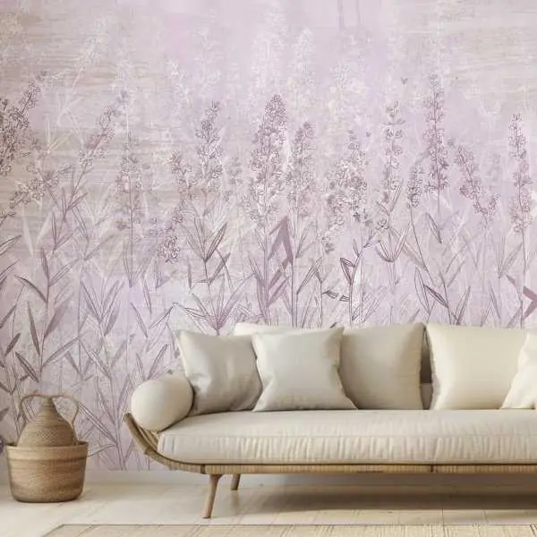 Cena promocyjna Tapeta na ścianę - Lavender Mists