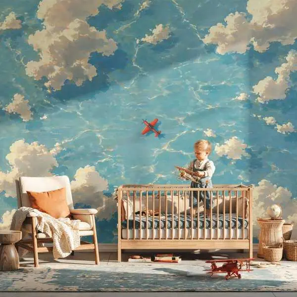 Nowy Tapeta na ścianę - AIRPLANE VOYAGE