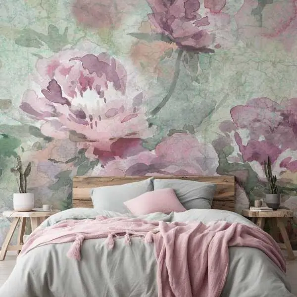 Rabat Tapeta na ścianę - ROMANTIC PEONIES