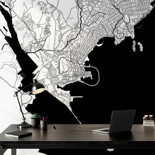 Tylko dziś Tapeta na ścianę - MAPA PANAMA