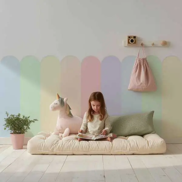 Ograniczona ilość Tapeta do połowy ściany - PASTEL SPECTRUM