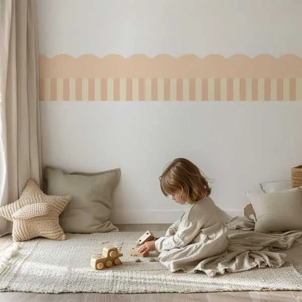 Border pasek dekoracyjny tapety - PEACH DRIFT Bestseller