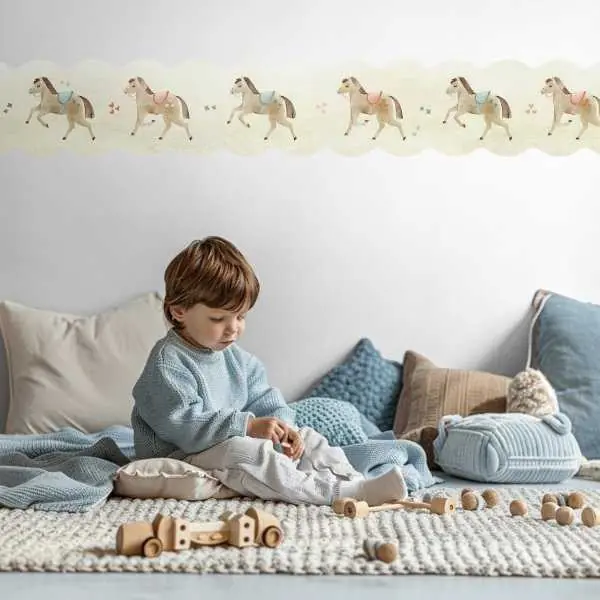 Oferta Border pasek dekoracyjny tapety - WILD PONIES