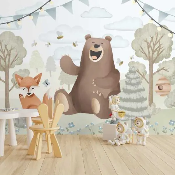 Tapeta na ścianę - PLAYFUL FOREST Oferta czasowa