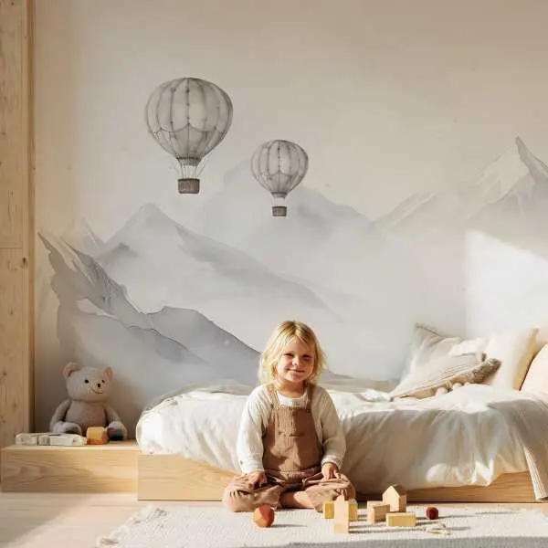 Szybka dostawa Tapeta na ścianę - ALPINE BALLOONS