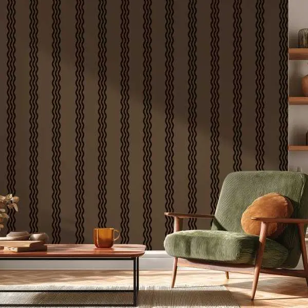 Ostatnia szansa Tapeta na ścianę - WAVY STRIPES