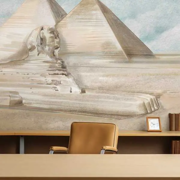 Ekspresowa dostawa Tapeta na ścianę - PASTEL EGYPT