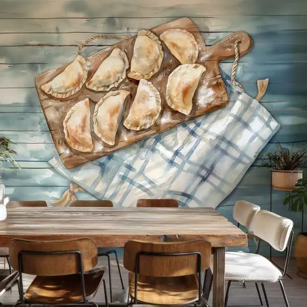 Popularny Tapeta na ścianę - RUSTIC DUMPLINGS
