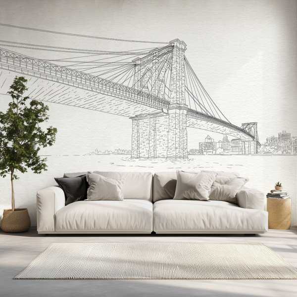 Tapeta na ścianę - BROOKLYN BRIDGE Oferta czasowa