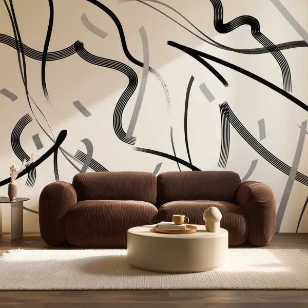 Darmowy zwrot Srebrna Tapeta - AGILE LINES