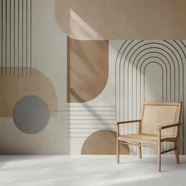 Srebrna Tapeta - SILVER MODERNITY Nowy