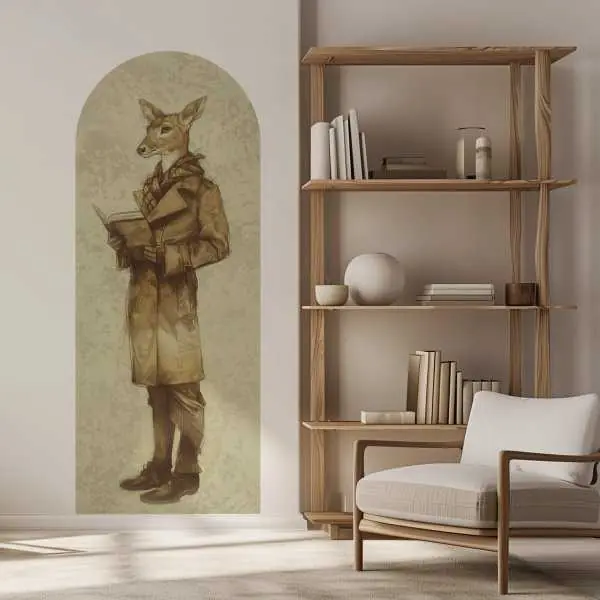 Nie przegap Tapeta łuk - DEER BIBLIOPHILE