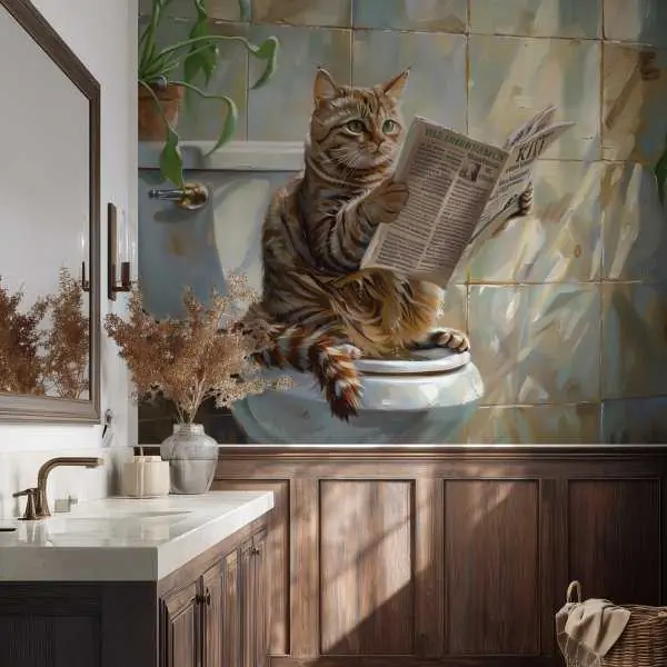 Tapeta na ścianę - Bathroom Bulletin Oferta czasowa