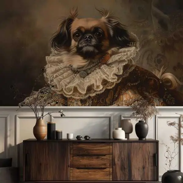 Szybka dostawa Tapeta na ścianę - Royal Puppy
