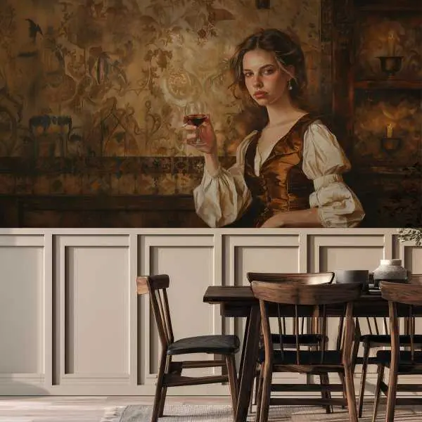 Kup online Tapeta na ścianę - Duchess Drink