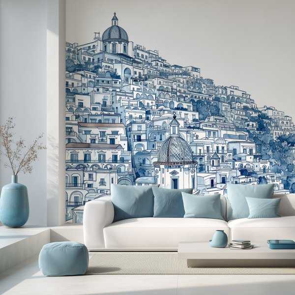Tapeta na ścianę - Positano Hill Cena promocyjna
