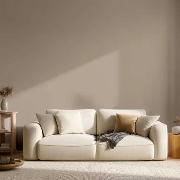 Tapeta na ścianę w jednolitym kolorze - bright taupe Wyprzedaż