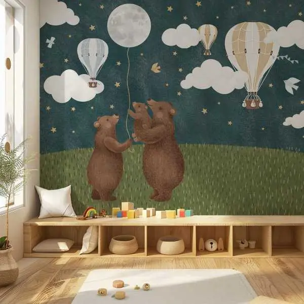 Zamów teraz Tapeta na ścianę - Bear Family