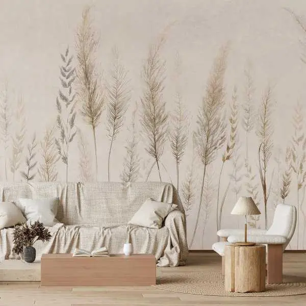 Darmowy zwrot Tapeta na ścianę - Pampas Grass