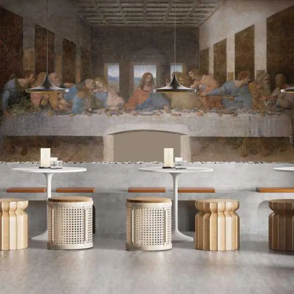 Kup online Tapeta na ścianę - reprodukcja obrazu - "Ostatnia Wieczerza" Leonardo da Vinci
