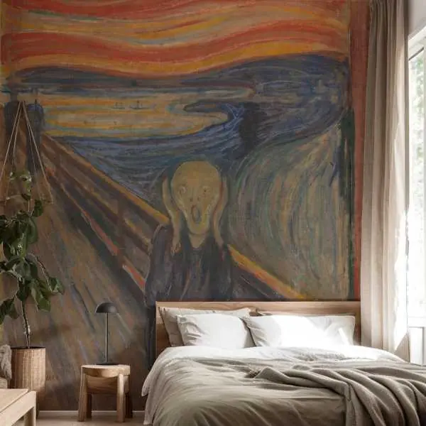 Nie przegap Tapeta na ścianę - reprodukcja obrazu - "Krzyk" Edvard Munch