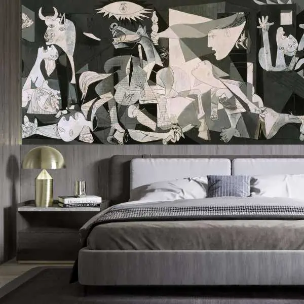 Dostępne od ręki Tapeta na ścianę - reprodukcja obrazu - "Guernica" Pablo Picasso