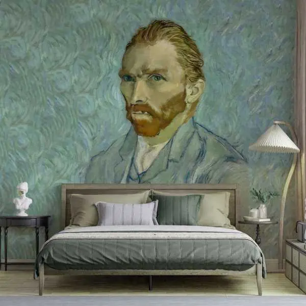 Ostatnie sztuki Tapeta na ścianę - reprodukcja obrazu - Autoportret van Gogha