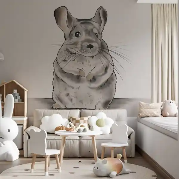 Taniej Tapeta na ścianę - CHINCHILLA