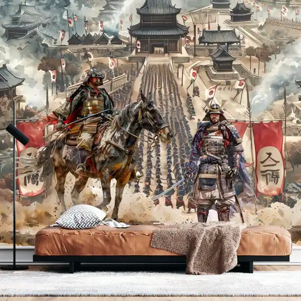 Tapeta na ścianę - SAMURAI BATTLE Nowość