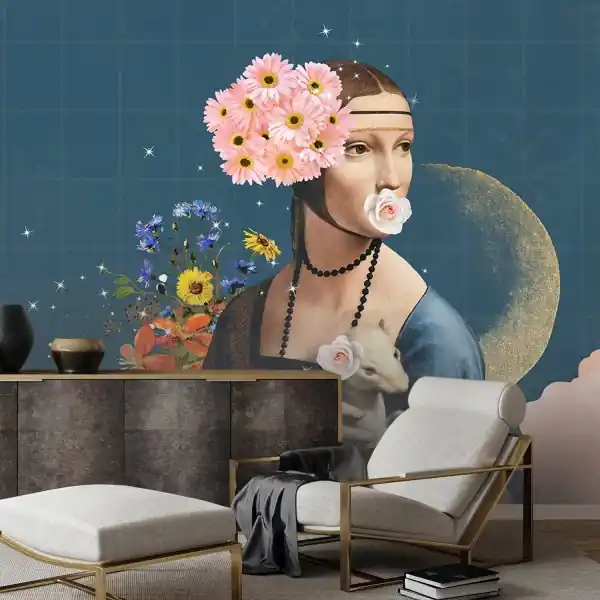Wybór klientów Tapeta na ścianę - FLOWER LADY