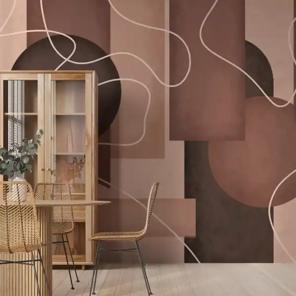Tapeta na ścianę - Mocha Abstraction Darmowa dostawa