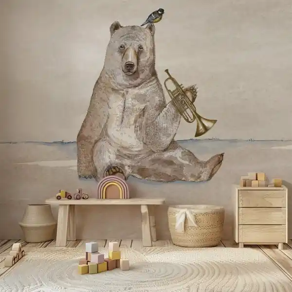 Popularny Tapeta na ścianę - Bear Orchestra