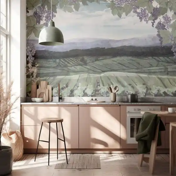 Szybka dostawa Tapeta na ścianę - Country Vineyard