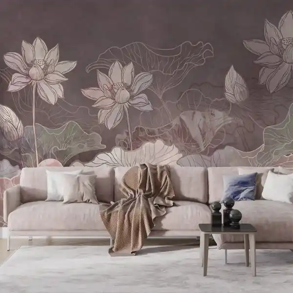 Tapeta na ścianę - PINK LILIES Tylko dziś
