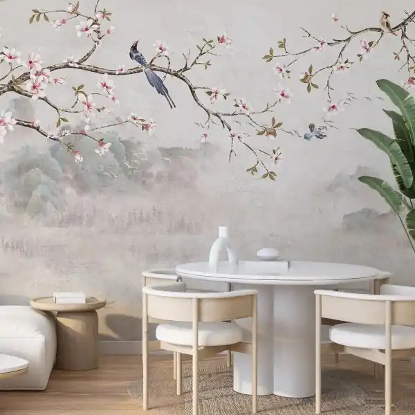 Tapeta na ścianę - MAGNOLIA BRANCHES Okazja