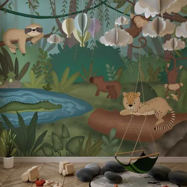 Tapeta na ścianę - Jungle Relatives Wyjątkowa oferta