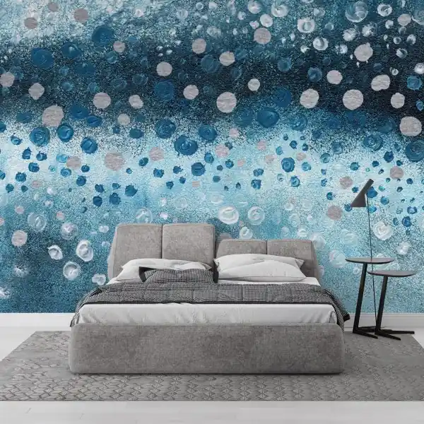 Wyjątkowa oferta Srebrna Tapeta - SPECKLED ART