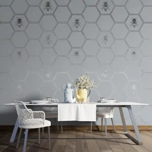 Srebrna Tapeta - HONEYCOMB HARMONY Tylko dziś