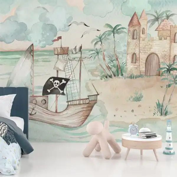 Sprawdź teraz Tapeta na ścianę - Pirate Castle