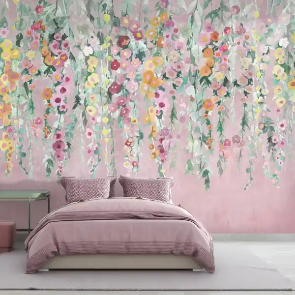 Tapeta na ścianę - Hanging Blossoms Premium