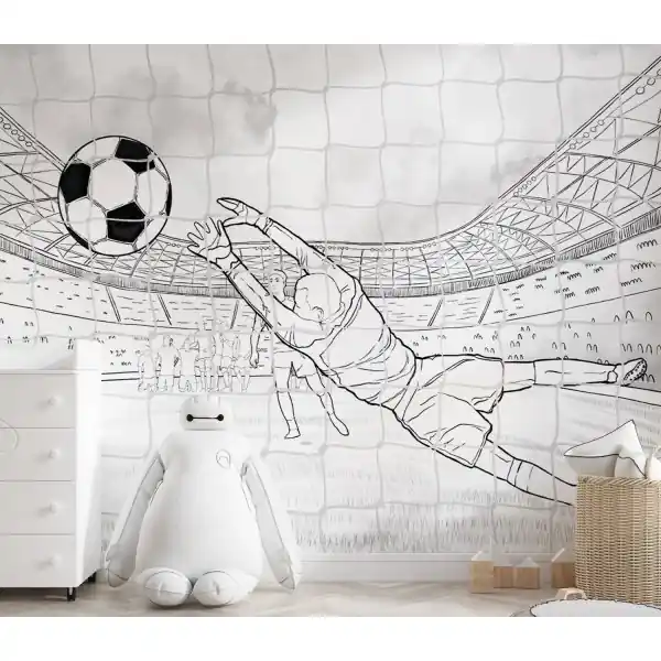 Tapeta na ścianę - Football Penalty Zniżka