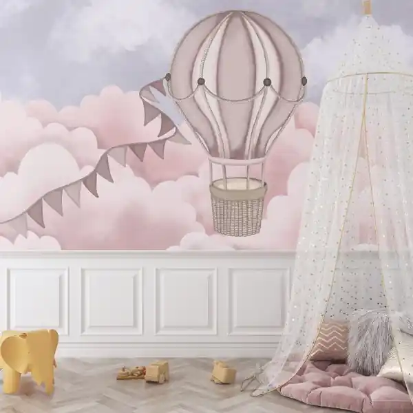 Promocja Tapeta na ścianę - Ballon in the Cloud